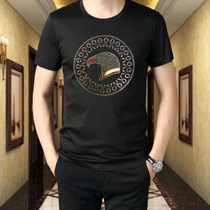 T shirt men Mercerized cotton